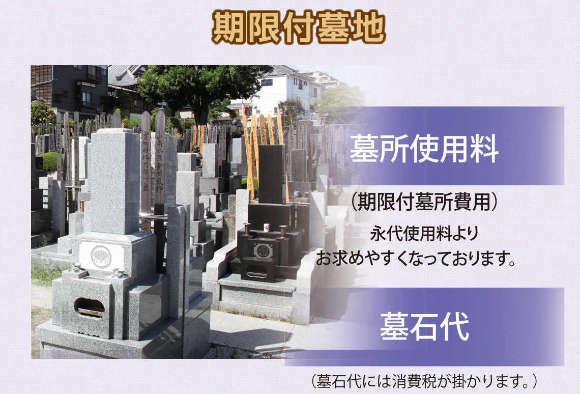 期限付墓地 期限付墓地